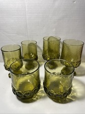 Set 6 bicchieri calici verdi