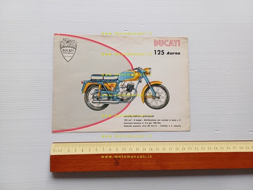 Ducati 125 aurea depliant - ducati,