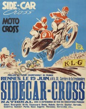Side Car Moto Cross vintage