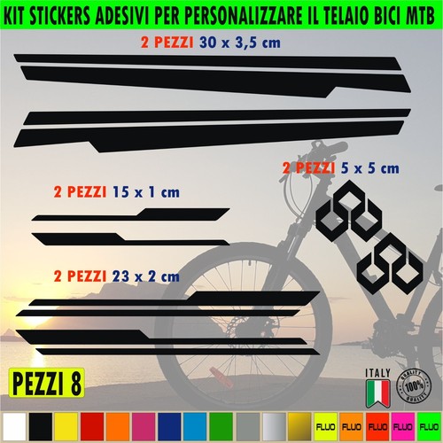 Adesivi bici mtb compatibili - bici,