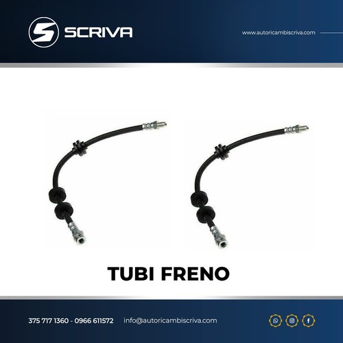 Coppia tubo freno anteriore - tubo,