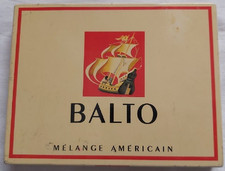 Tobacciana Scatola VUOTA Latta Tabacco Sigarette Balto Mélange Américain 50..