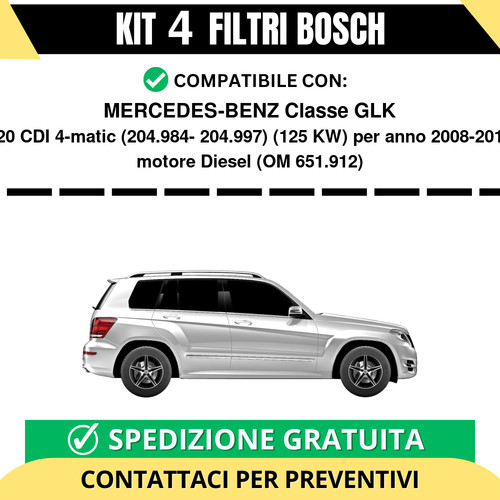 Kit filtri bosch - kit,