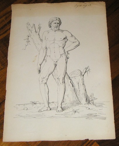 Nudo maschile fronte antico - nudo,