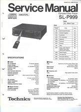 Technics Service Manual per