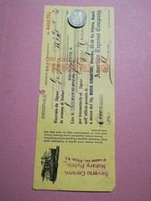 GM1127 Rimessa Emigranti 1913 USA Menfi Cerami SERANTONI NAPOLI L.500 American E