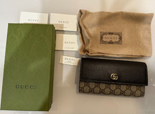 PORTAFOGLIO Gucci CONTINENTAL GG MARMONT IN PELLE donna 