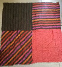 STUPENDA STOLA SCIALLE FOULARD FENDI CASHMERE MODAL MARRONE CORALLO NUOVA AFFARE