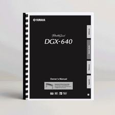 Yamaha DGX-640 Manuale