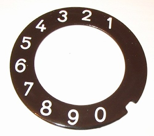 Neu zahlenring emailliert - neu:,