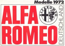 ALFA ROMEO Zagato Junior Spider GTA Bertone Montreal Guilia depliant 1972 46