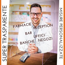 Barriera in plexiglass di