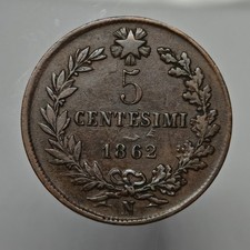 5 Centesimi 1862 Napoli
