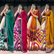 Donna Puro Tasar Seta Lehenga
