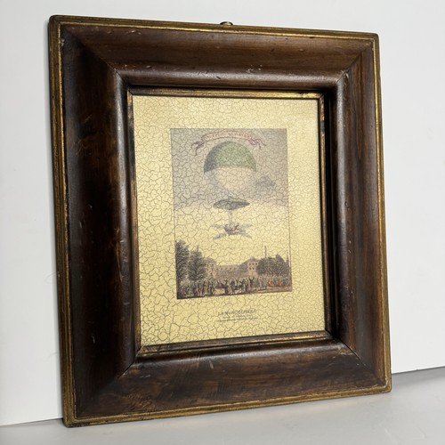 Stampa mongolfiera vintage