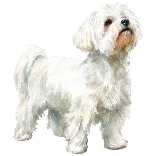 Adesivi cane maltese - 9,