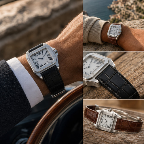 Cinturino orologio pelle