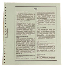 Fogli Album Marini King Italia Repubblica 1987 singoli