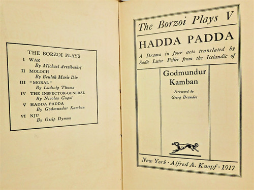 Hadda padda godmundur kamban - hadda,