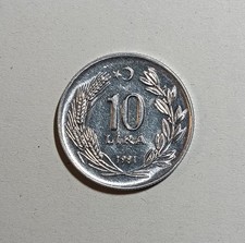 Turchia 10 lire, 1981 - km 945