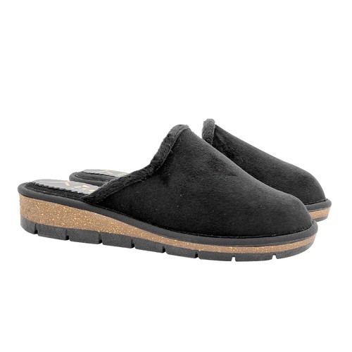 Pantofole donna invernali nere