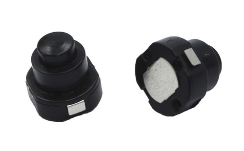 Interruttore pulsante nero - interruttore, a
