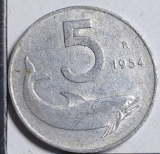 5 Lire 1954 R Italie Italie -