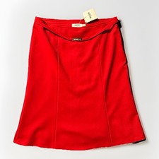 BRAND NEW RED SKIRT MOSCHINO