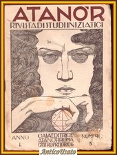 ATANOR rivista di Studi Iniziatici anno I numero 5 Maggio 1924 ORIGINALE d'epoca