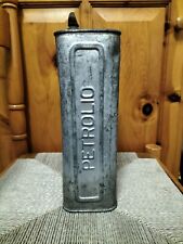 Tanica in Latta Vintage Pubblicitaria Petrolio Splendor Del 1930 Siap Genova ITA