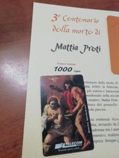 Scheda Telefonica MATTIA PRETI Con Raro  FOLDER  