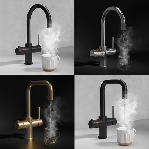 Rubinetto cucina acqua calda