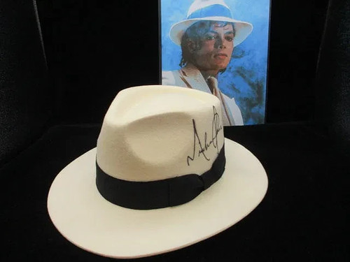 Michael jackson signed - jackson, fedora