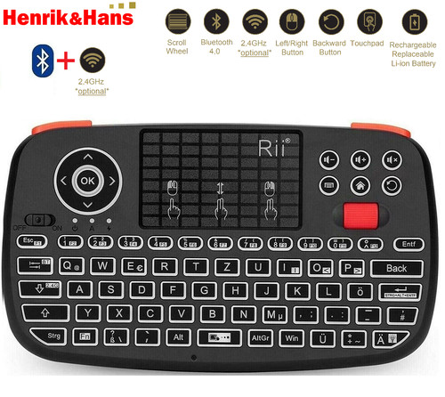 Tastiera touchpad rotella