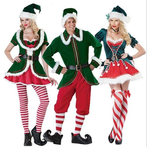 Costume elfo adulto babbo - elfo,