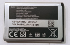 * Samsung AB463651BU Batteria 3.7V 960mAh S559 S239 S359 ORIGINALE