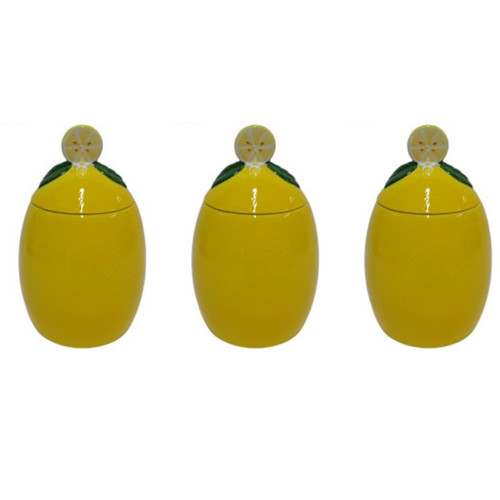 Barattolo ceramica con - barattolo, cm