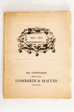 Ditta lombardi macchi - lombardi, milano