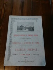 Catalogo primi del 900 fratelli Bertoli Omegna Articoli Antichi  