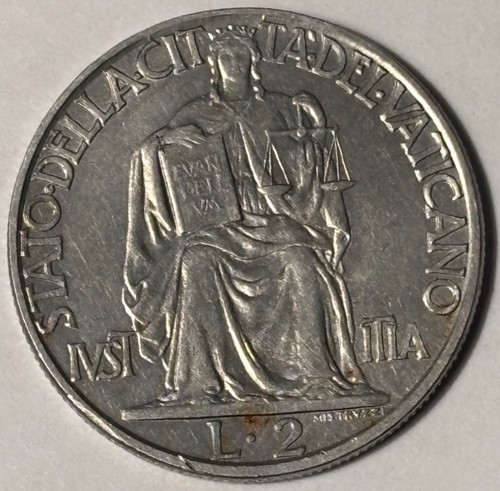1942 vatican state - state, two