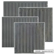 Lastra SCANALATA in ghisa