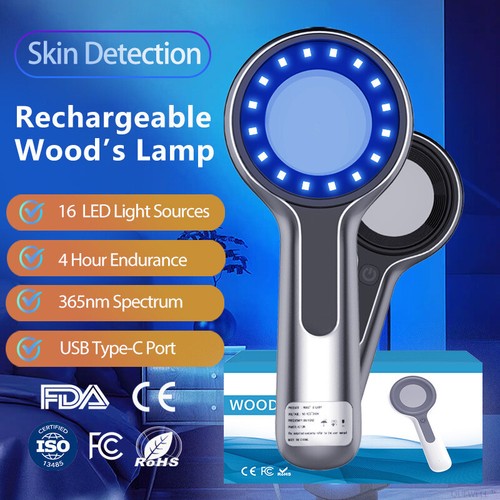 Lampada legno esame - uv,