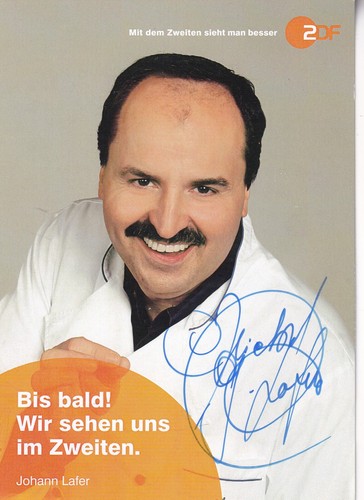 Autografo johann lafer - -,