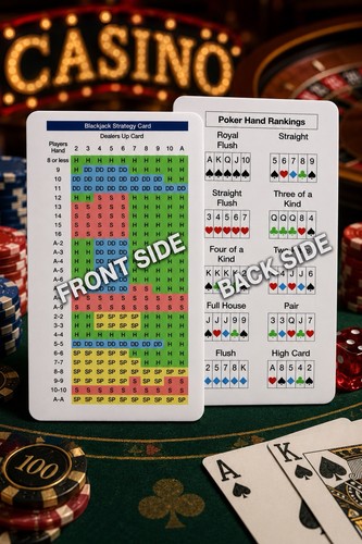 Carte strategiche blackjack - carte, e
