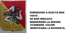 Toppa patch bandiera sicilia