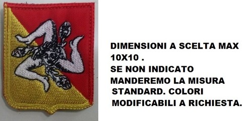 Toppa patch bandiera sicilia