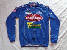 CARRERA TASSONI MAGLIA MANICHE LUNGHE CICLISMO BICICLETTA CORSA EPOCA PANTANI