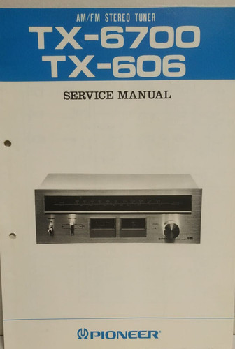 Pioneer service manual manuale - service,