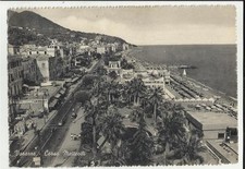  VECCHIA CARTOLINA BIANCO E NERO  DI VARAZZE CORSO MATTEOTTI