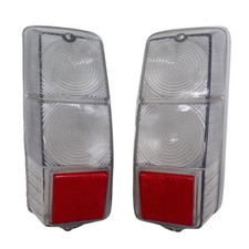 Coppia di 2 plastiche fanali